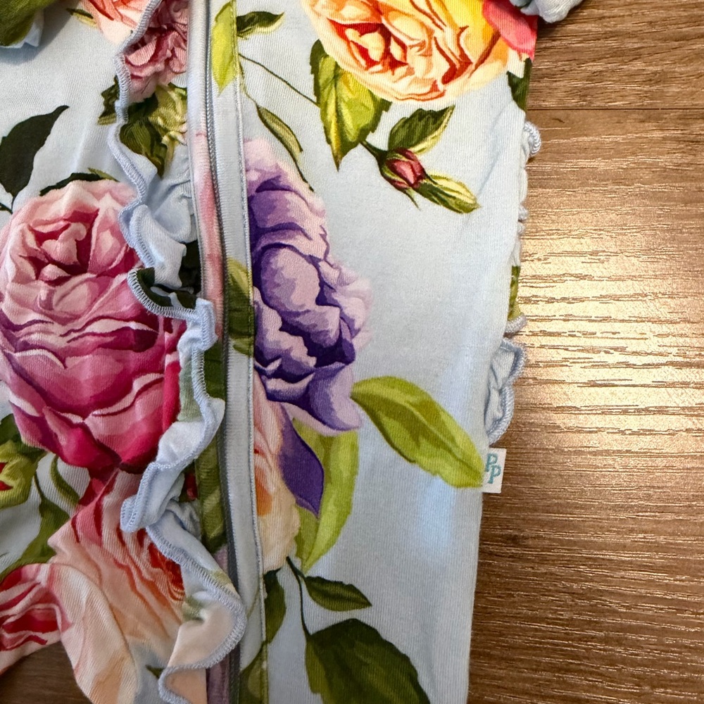 Posh Peanut Country Rose Bamboo Sleeper - Picture 4 of 7